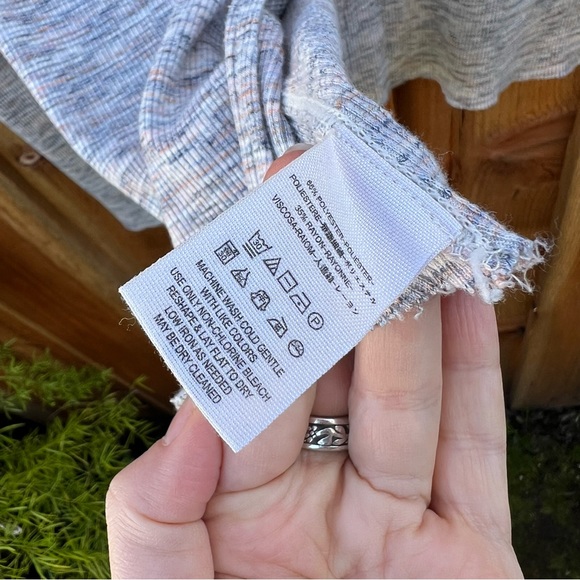 Free People Multi-Color Stonecold Mock-Neck Split-Back Top 🌿 - Picture 9 of 9